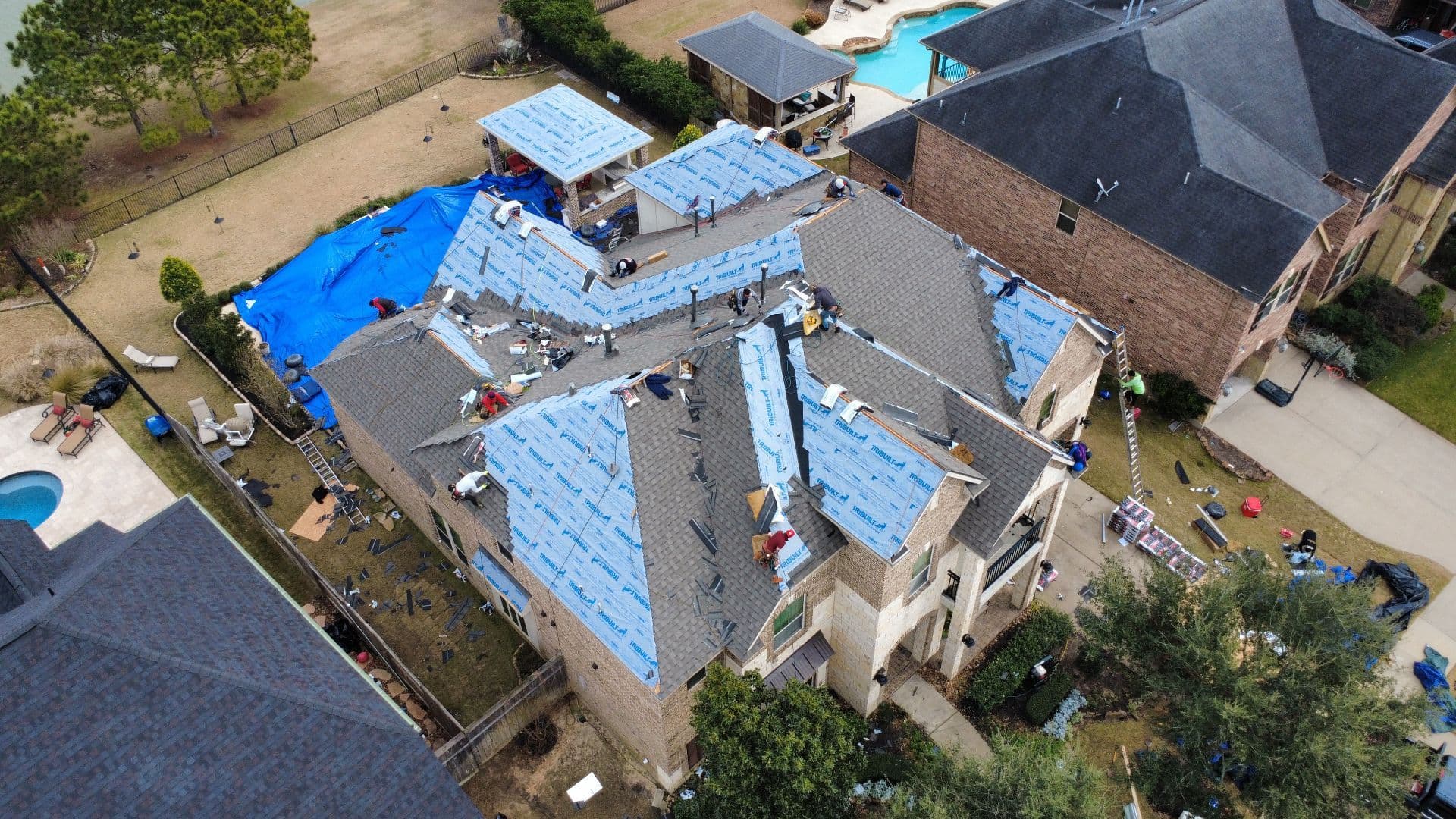 Gallery photos for TAMKO Titan XT Roof Installation in Fulshear Texas: Image #2