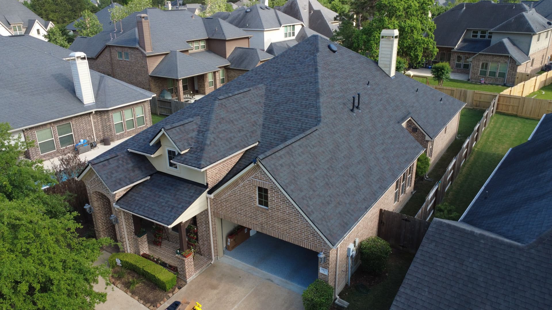6,500 Sq Ft Insurance Roof Replacement Completed in One Day in Conroe image
