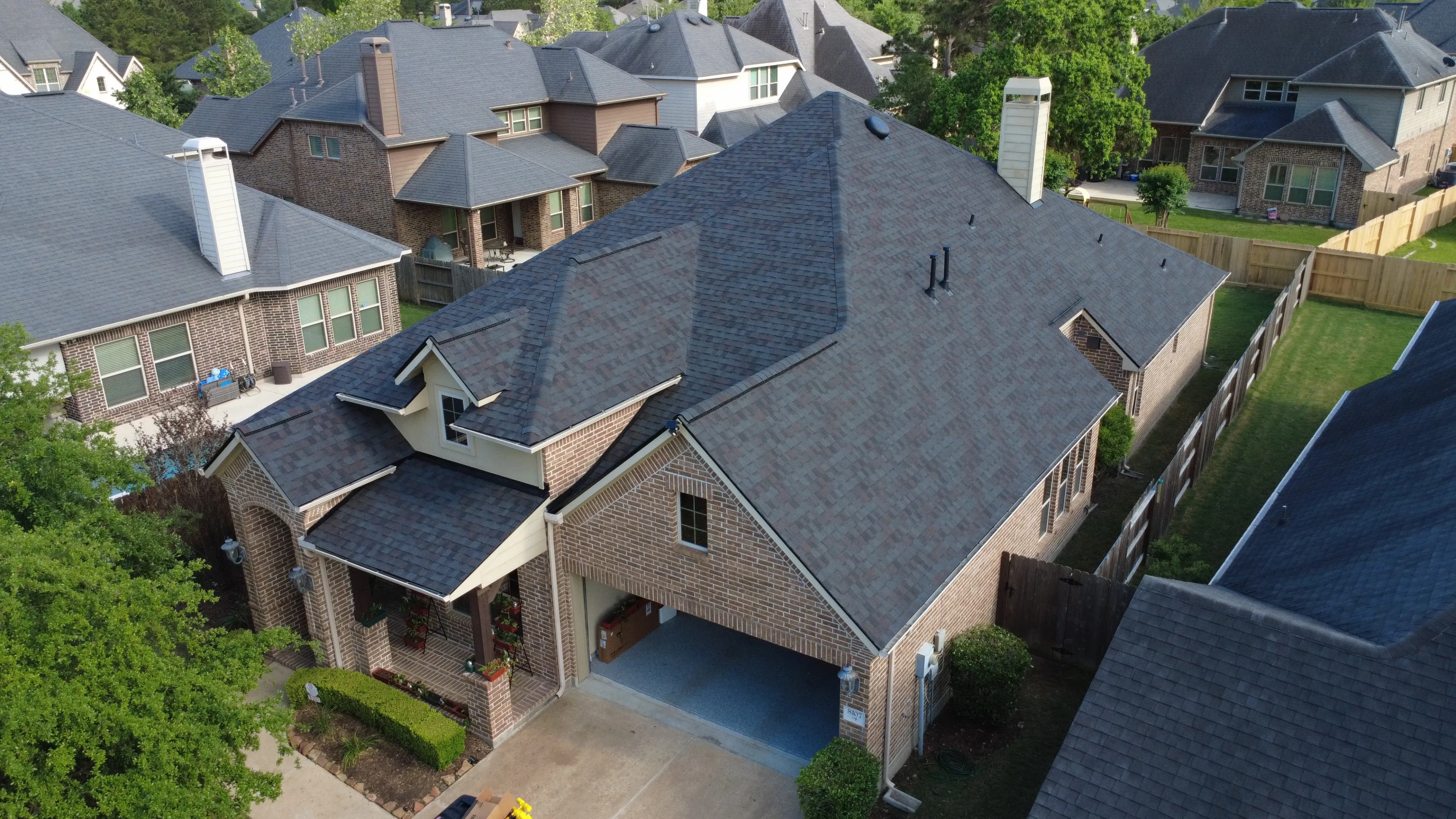 Project 6,500 Sq Ft Insurance Roof Replacement Completed in One Day in Conroe image
