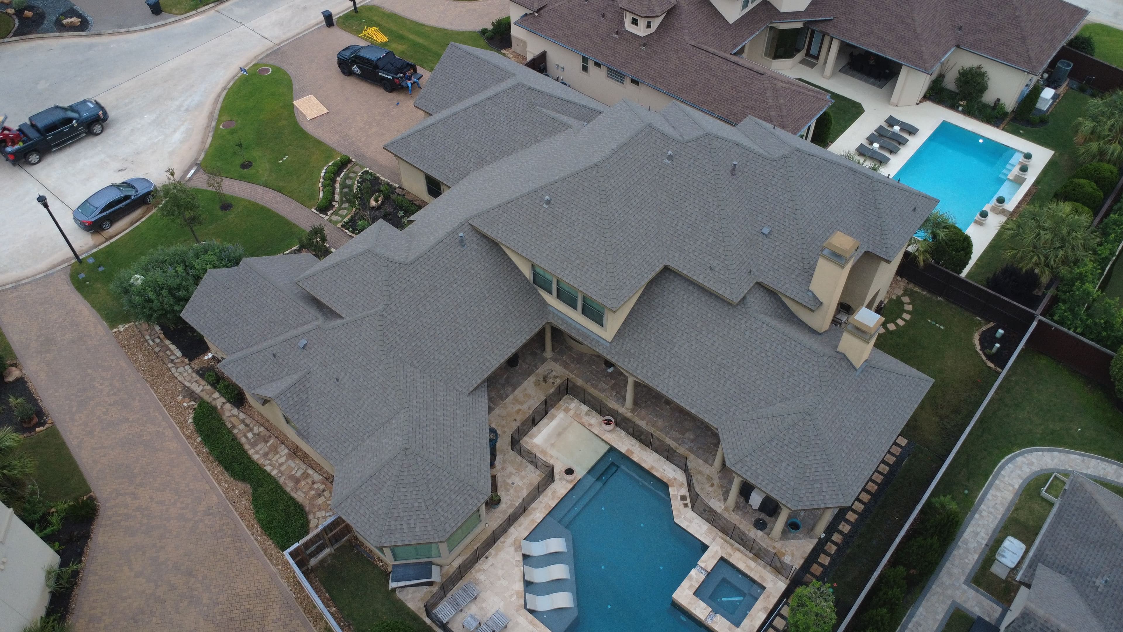 Project 12,000 Sq. Ft. Insurance Roof Replacement with Seamless Gutters Up Next image