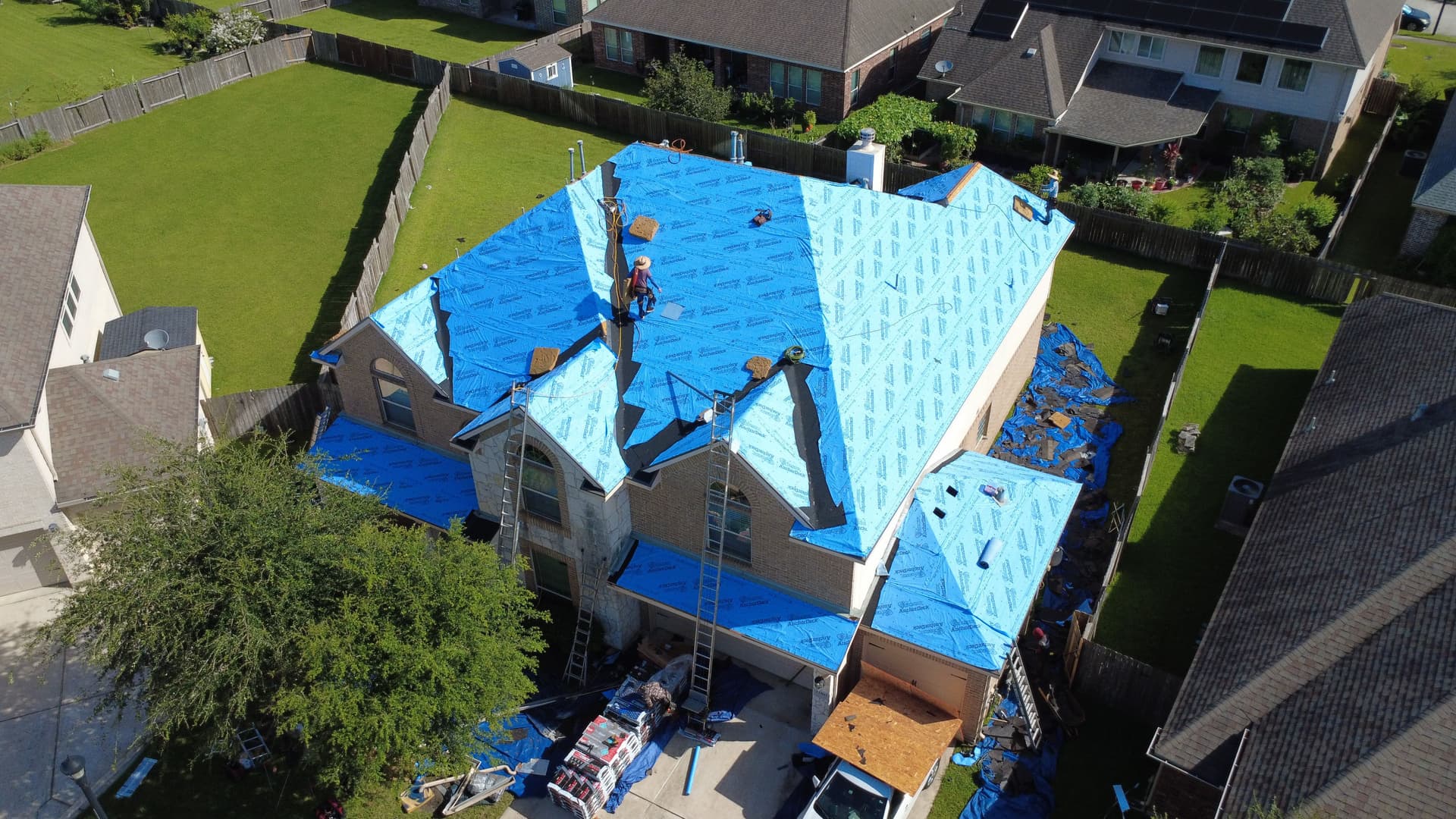 Gallery photos for 6,800 Sq Ft Roof Replacement in Spring Covered by USAA: Image #2