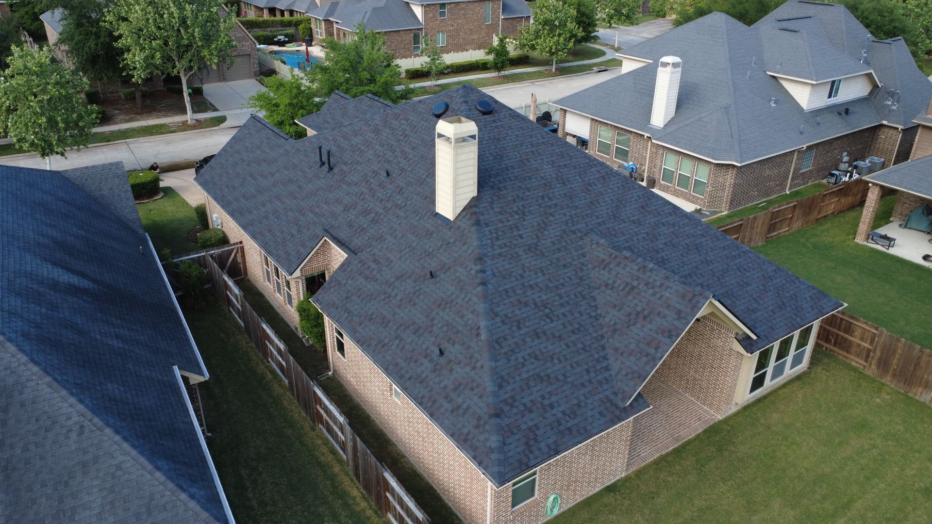 Gallery photos for 6,500 Sq Ft Insurance Roof Replacement Completed in One Day in Conroe: Image #1