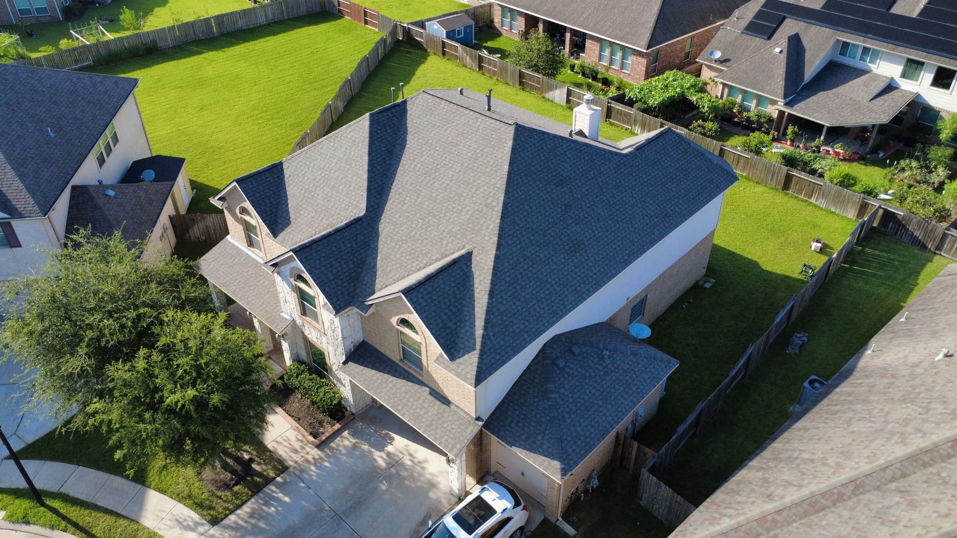 Gallery photos for 6,800 Sq Ft Roof Replacement in Spring Covered by USAA: Image #1